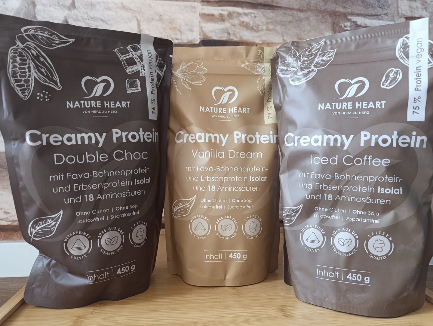 Customer photo review of Creamy Protein Double Choc