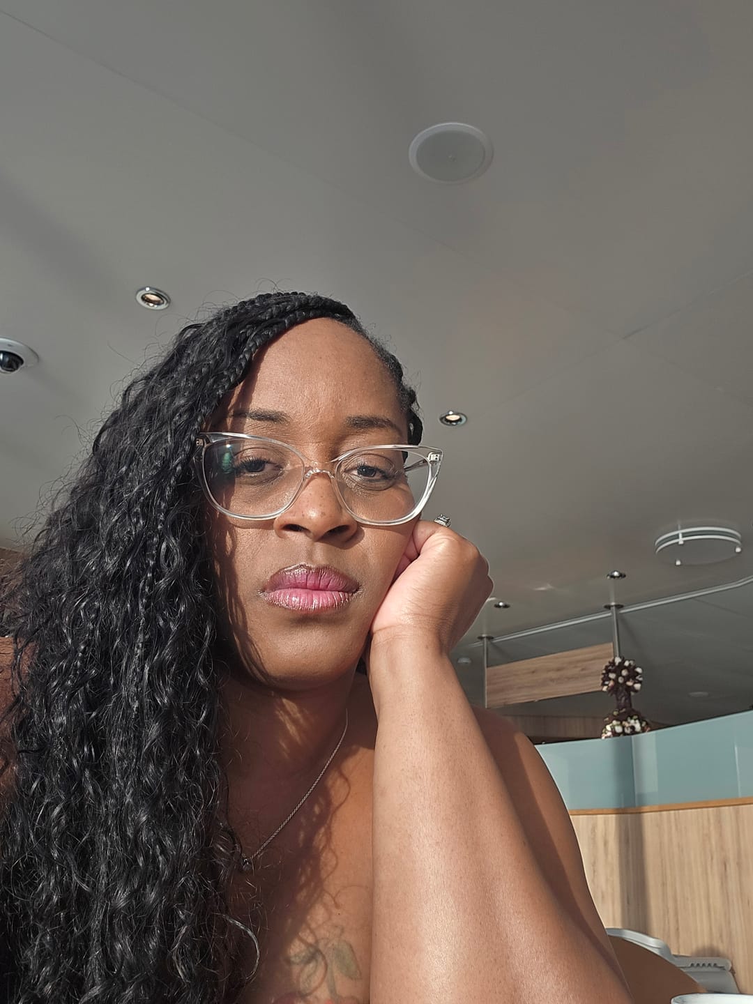 Customer photo review of Deep Wave Bulk Hair Extensions for Braiding