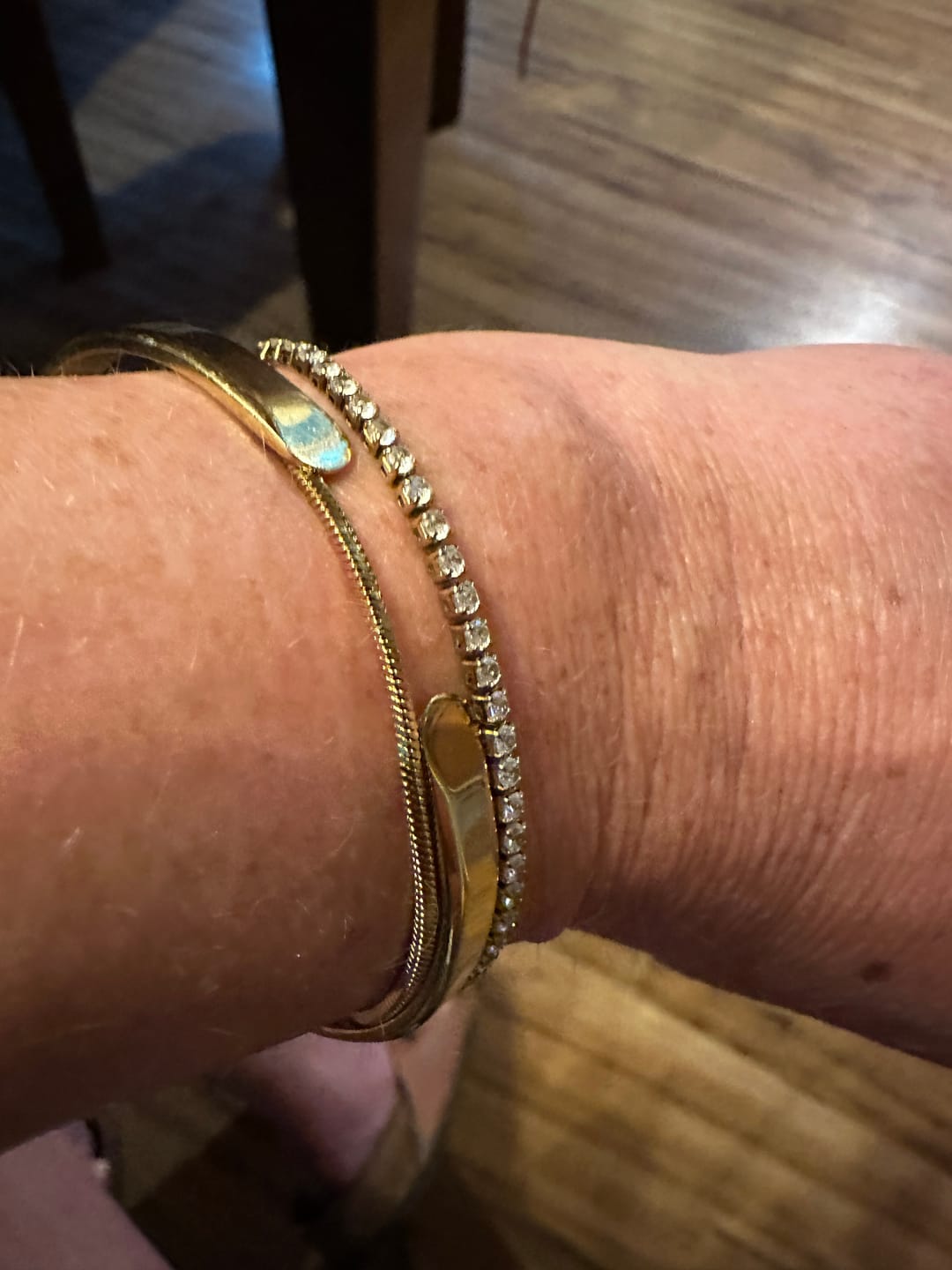 Customer photo review of Minimal Square Bracelet