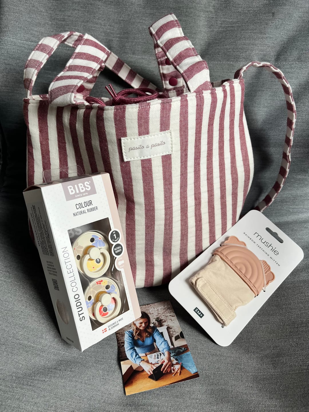 Customer photo review of Cherry kézitáska (Csíkos)