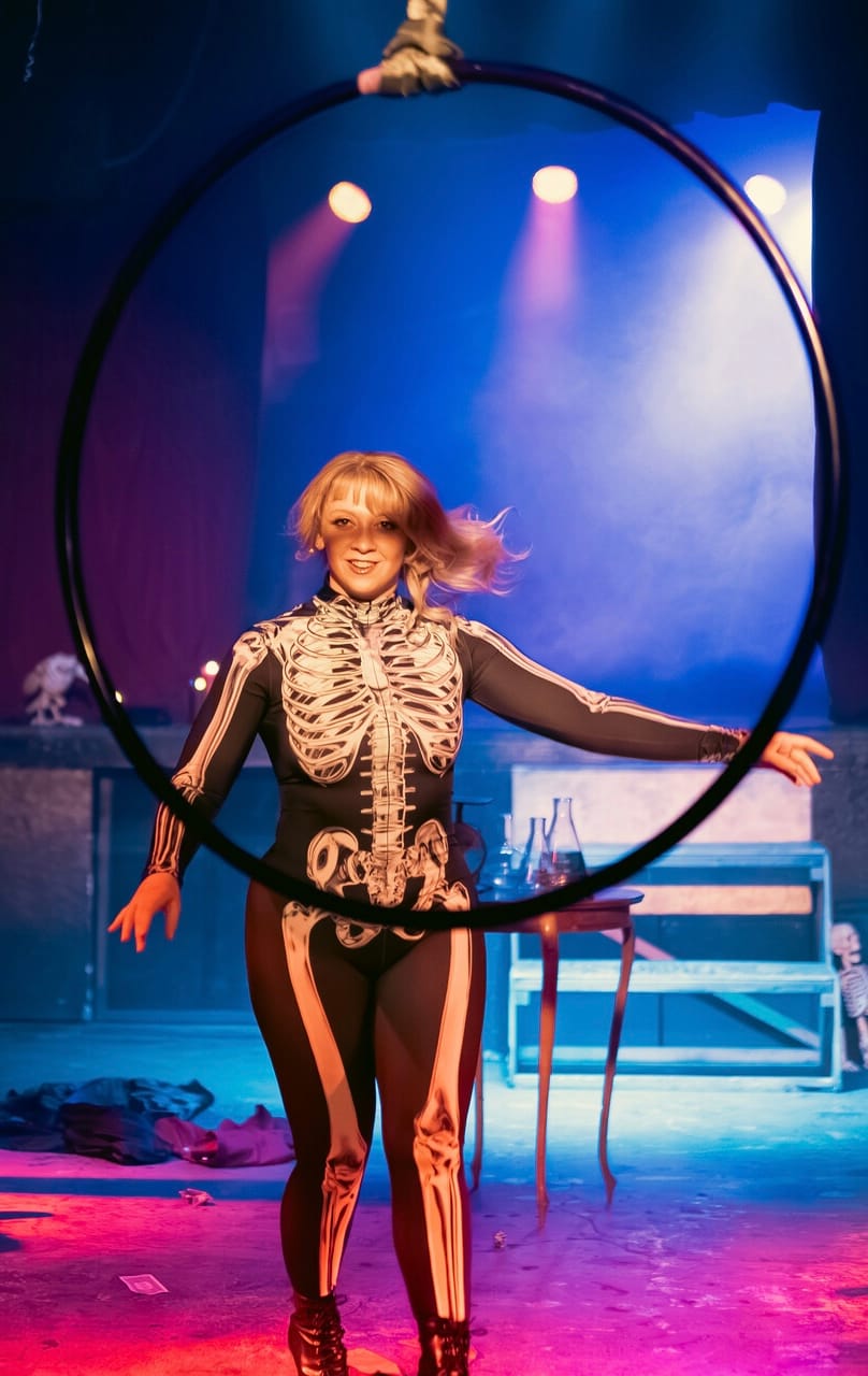 Customer photo review of Chromatic Skeleton Costume