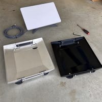 Customer photo review of NomadLink Magnetic Roof Mount | For Starlink Mini