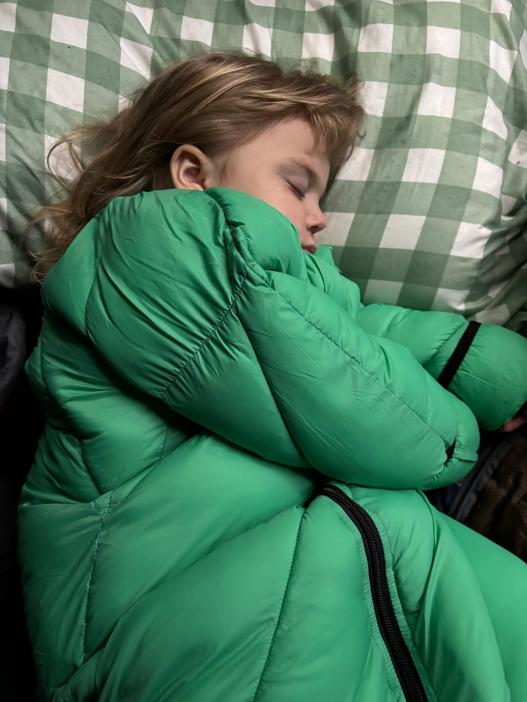 Customer photo review of Mighty Mo Kids Sleeping Bag (3-5 years)
