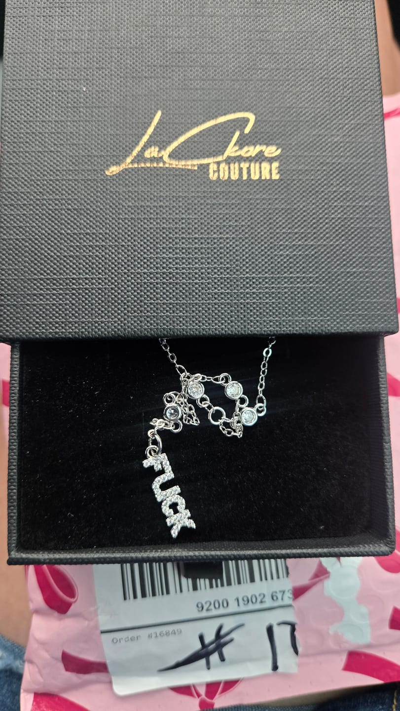 Customer photo review of Fuck Necklace