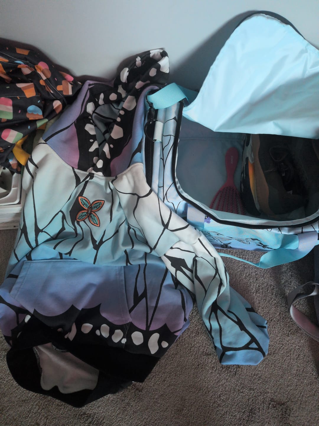 Customer photo review of Butterfly Duffle Bag