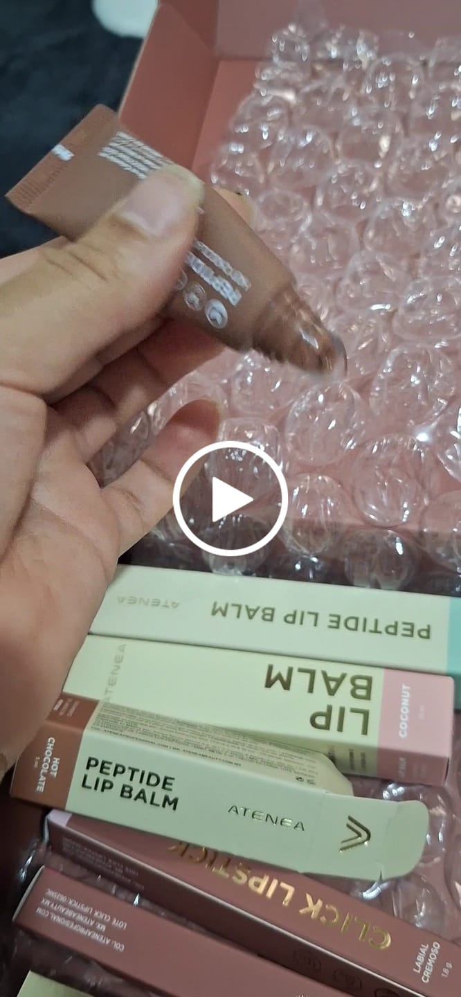 Customer video review of PEPTIDE LIP BALM TRAVEL SIZE