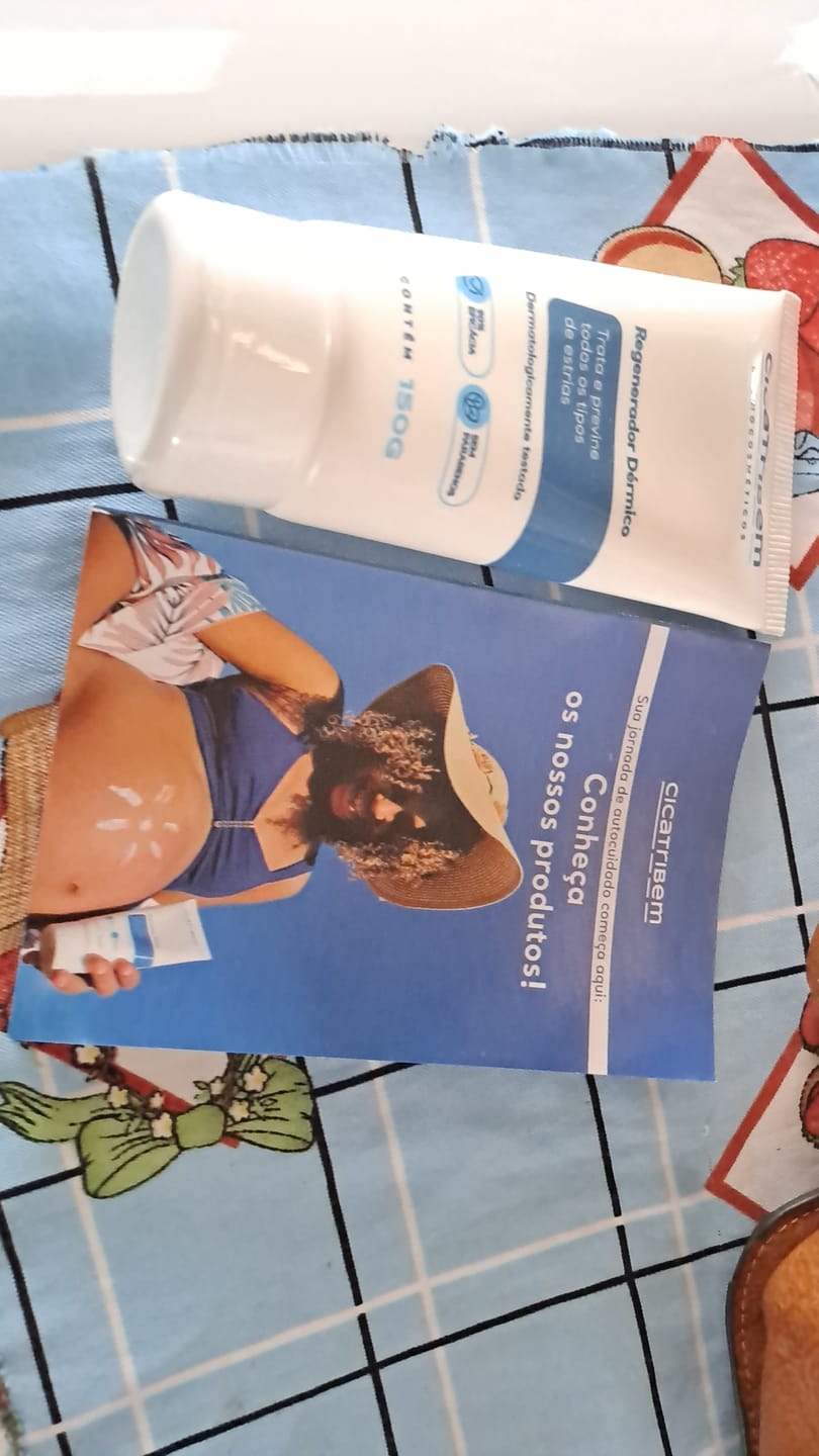 Customer photo review of Creme Antiestrias Regenerador Dérmico