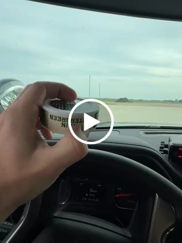 Customer photo review of Spearmint Nicotine Pouches