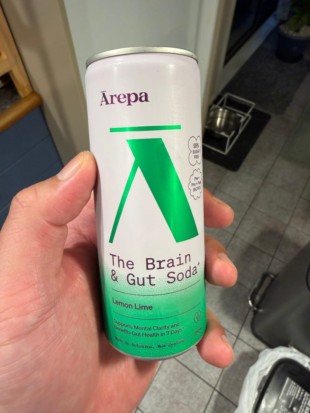 Customer photo review of The Brain & Gut Soda⁺ Lemon Lime