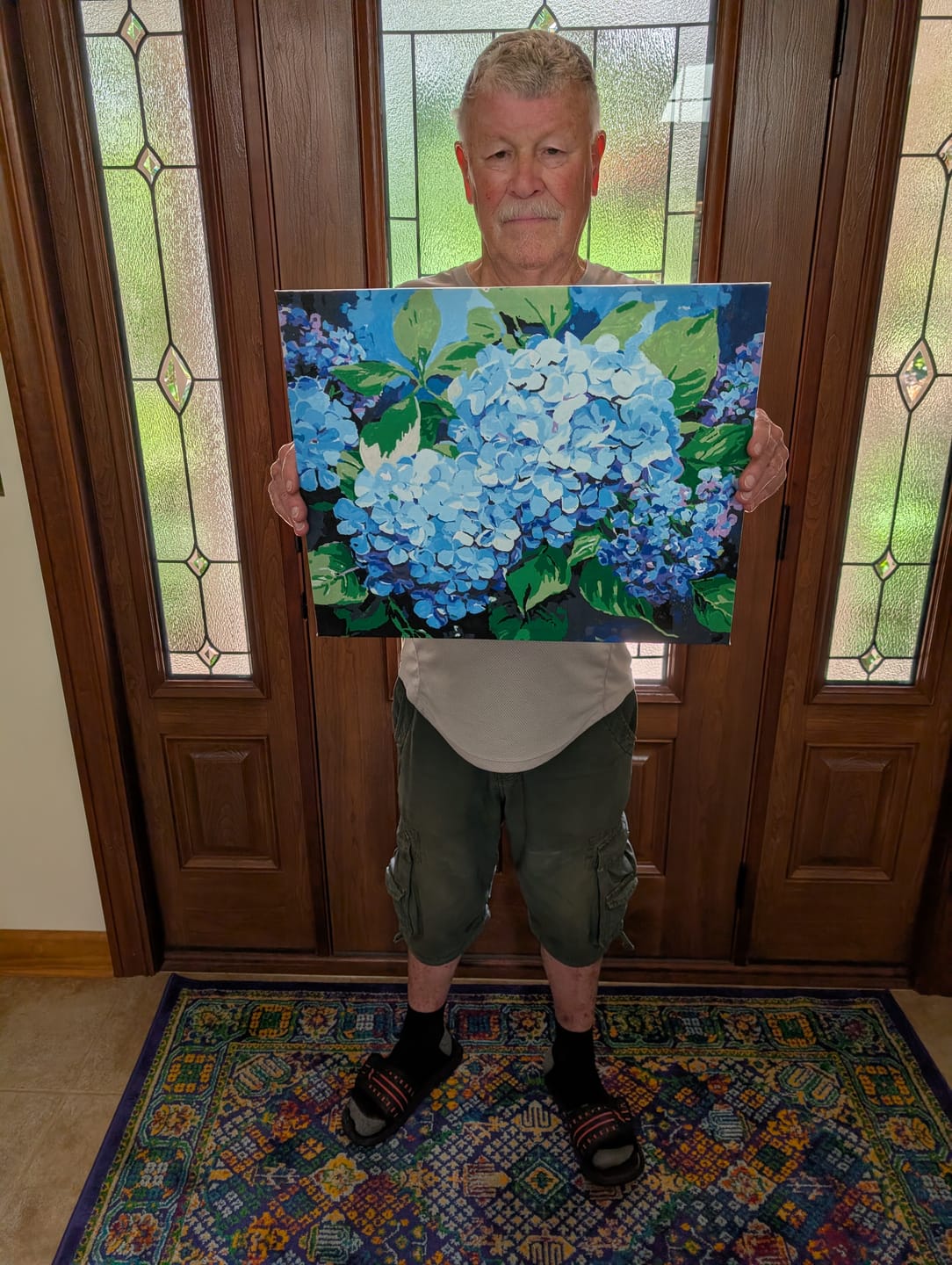 Customer photo review of Blue Hydrangea