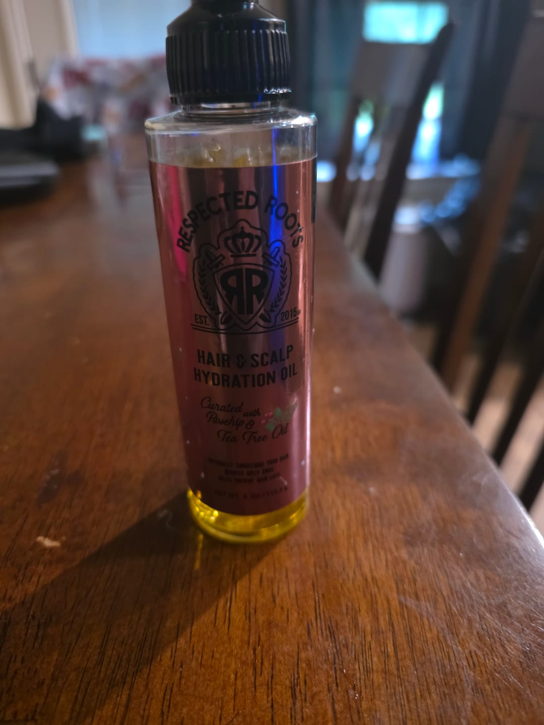 Customer photo review of Hair & Scalp Hydration Oil