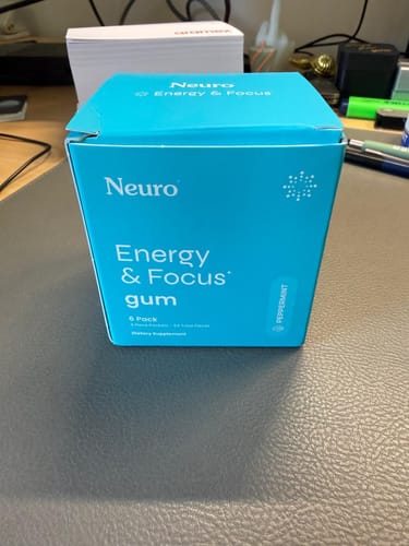Customer photo review of Energy & Focus Gum