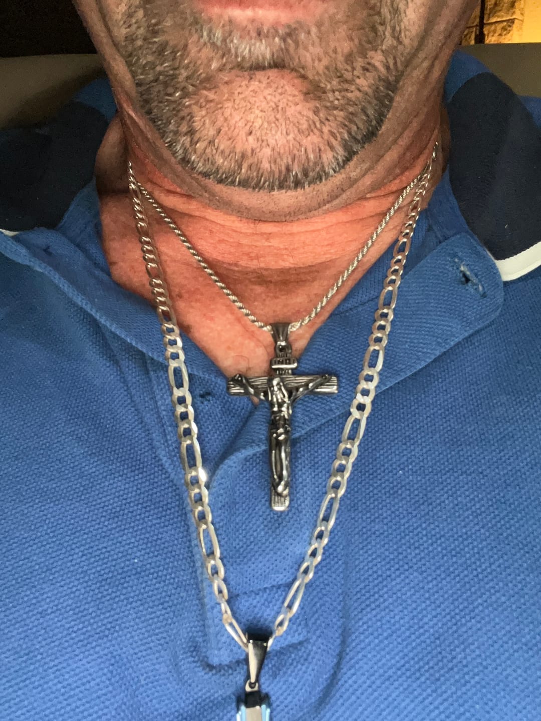 Customer photo review of FREE Today: Christ Jewelry Crucifix Pendant Charm Necklace
