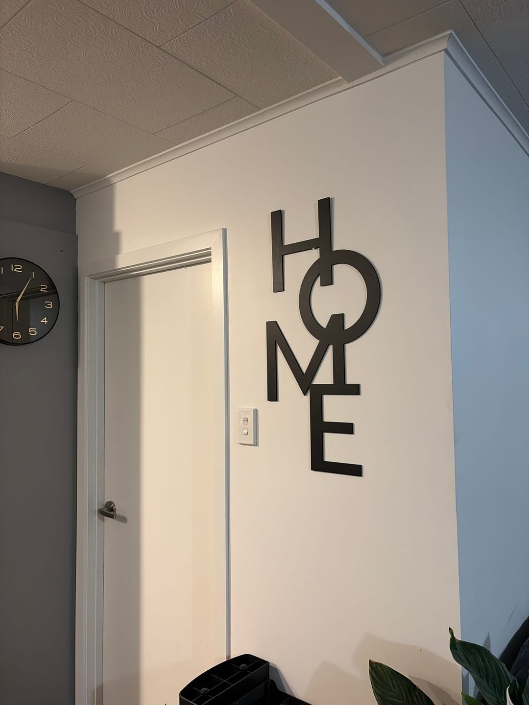 Customer photo review of HOME Wall Art