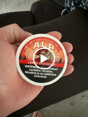 Customer photo review of Spearmint Nicotine Pouches