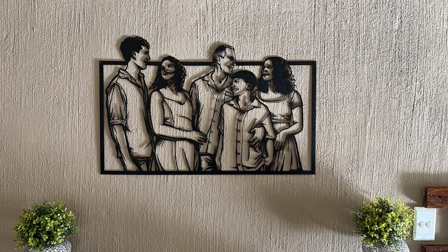 Customer photo review of Photo to Metal Art