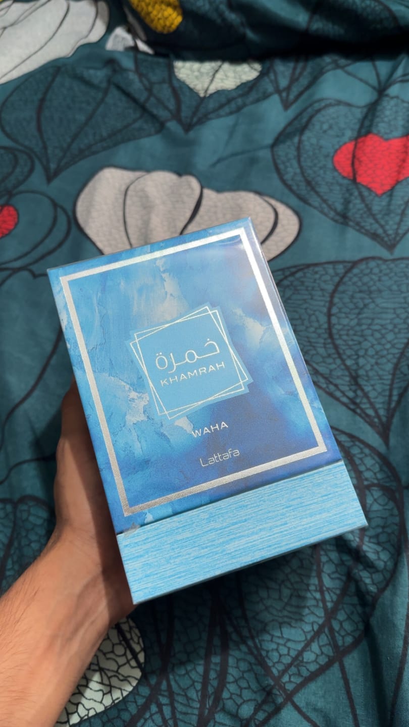 Customer photo review of Lattafa Khamrah Waha Eau De Parfum For Unisex
