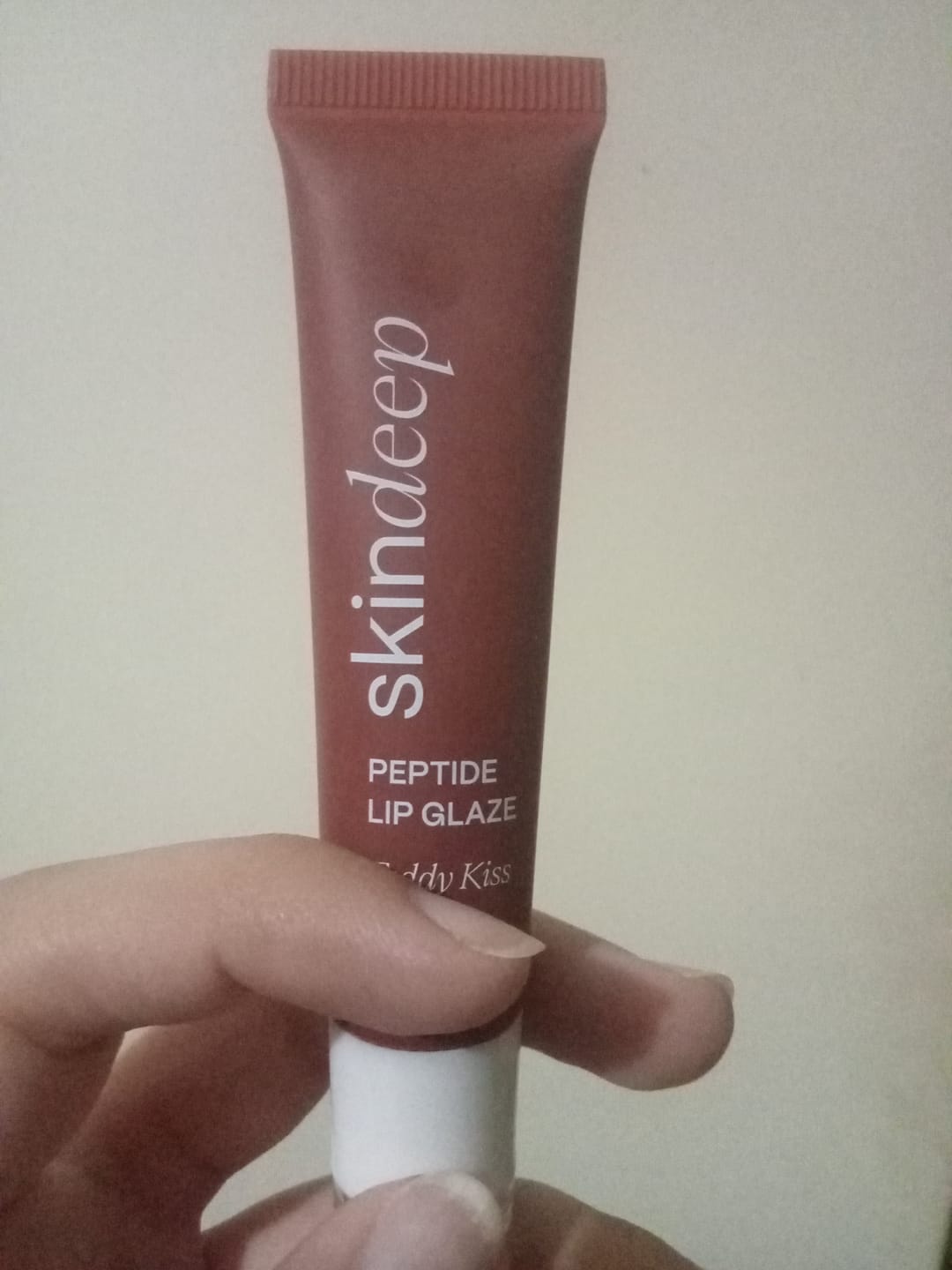 Customer photo review of » Peptide Lip Glaze (100% off)