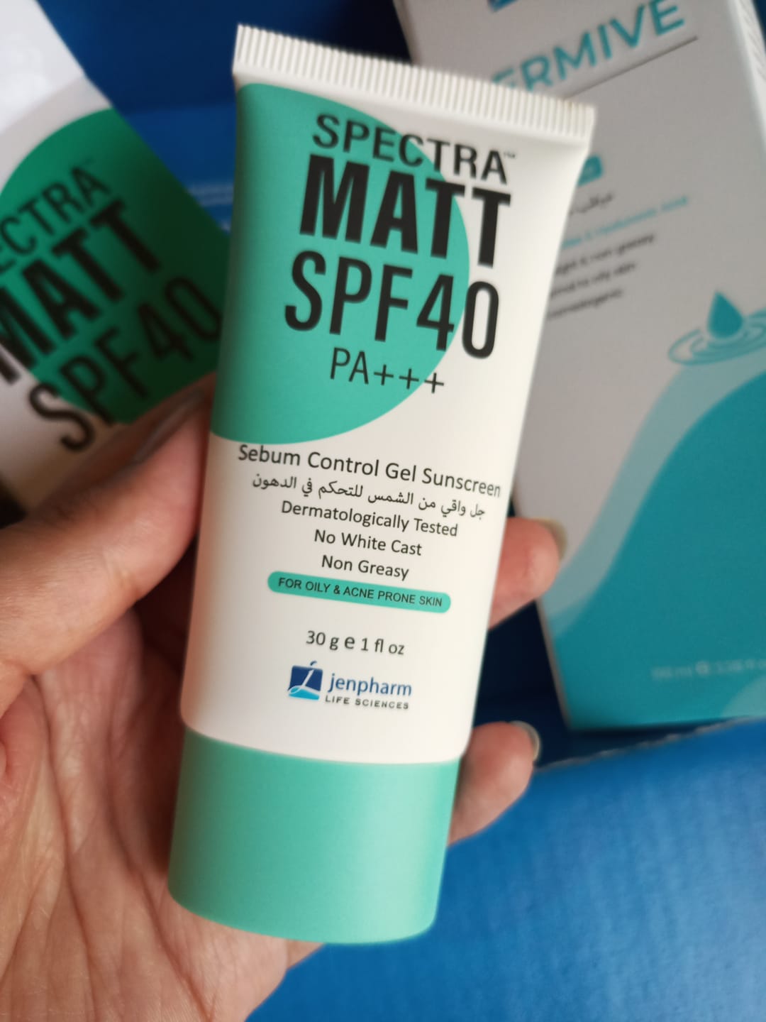 Customer photo review of Spectra Matt SC SPF 50