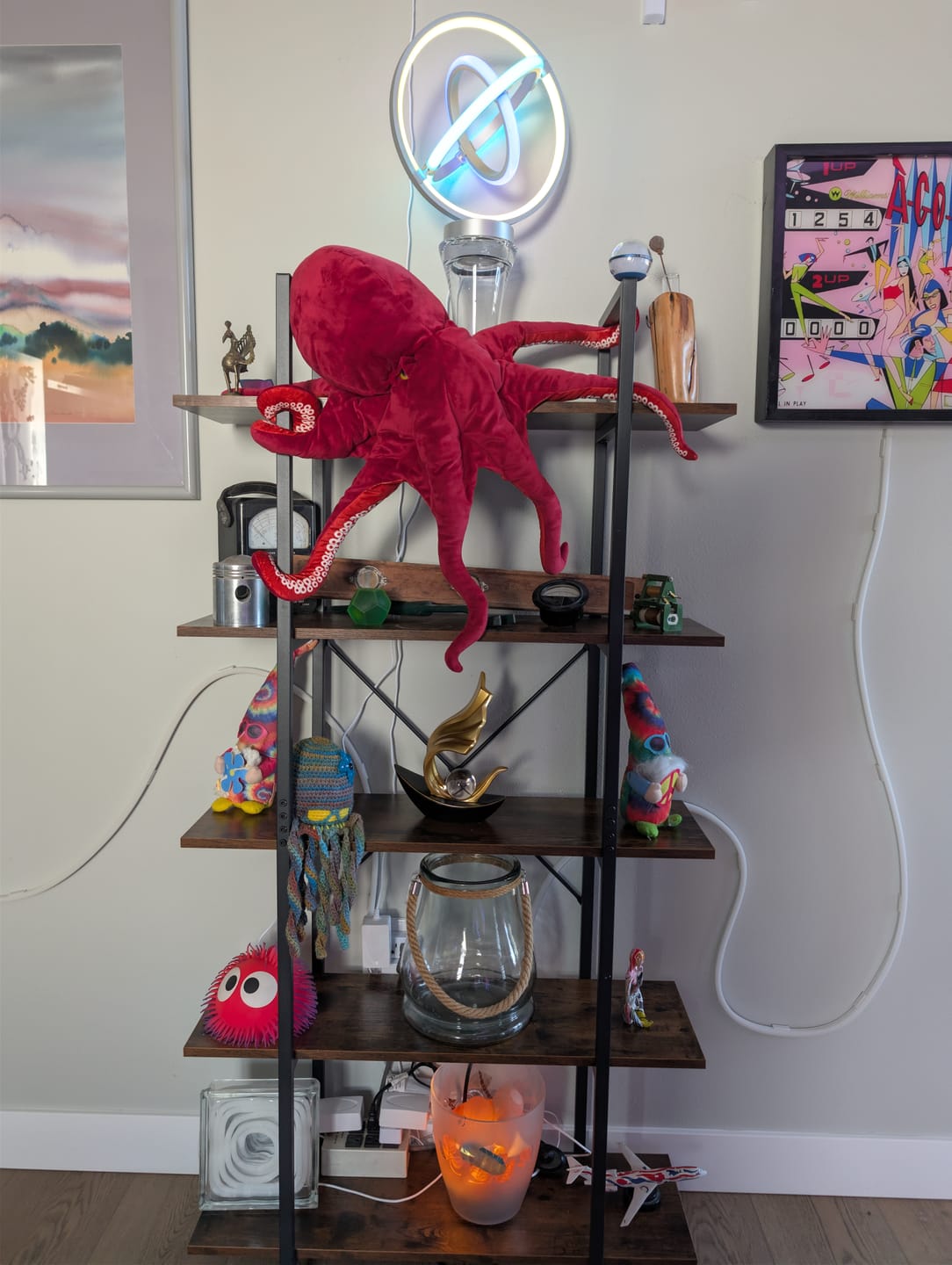 Customer photo review of Red Octopus Soft Stuffed Plush Toy