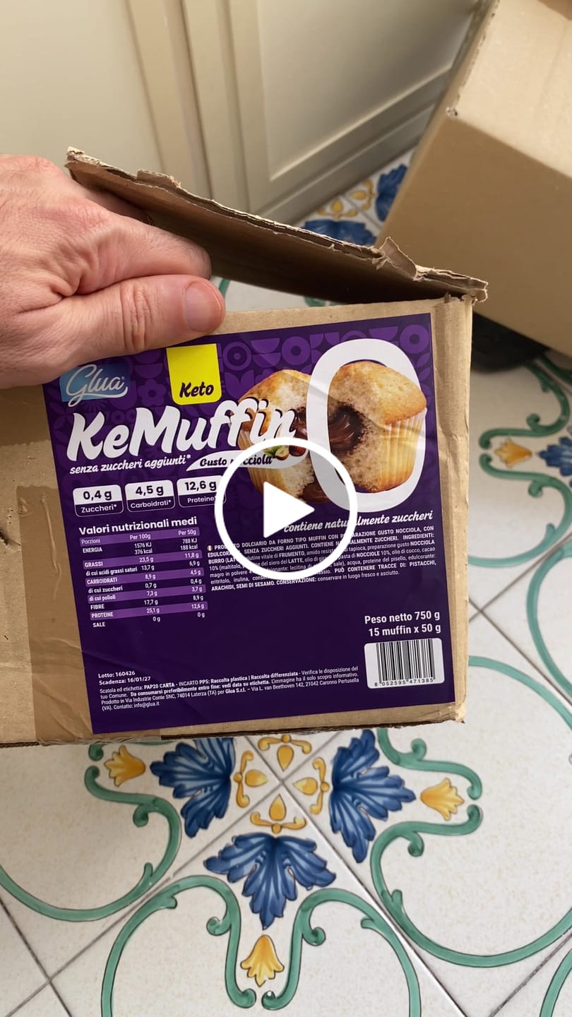 Customer video review of 15 Muffin Proteici alla Nocciola