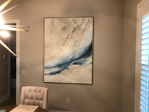 Customer review photo for Plaster Art Texture Painting #SG461