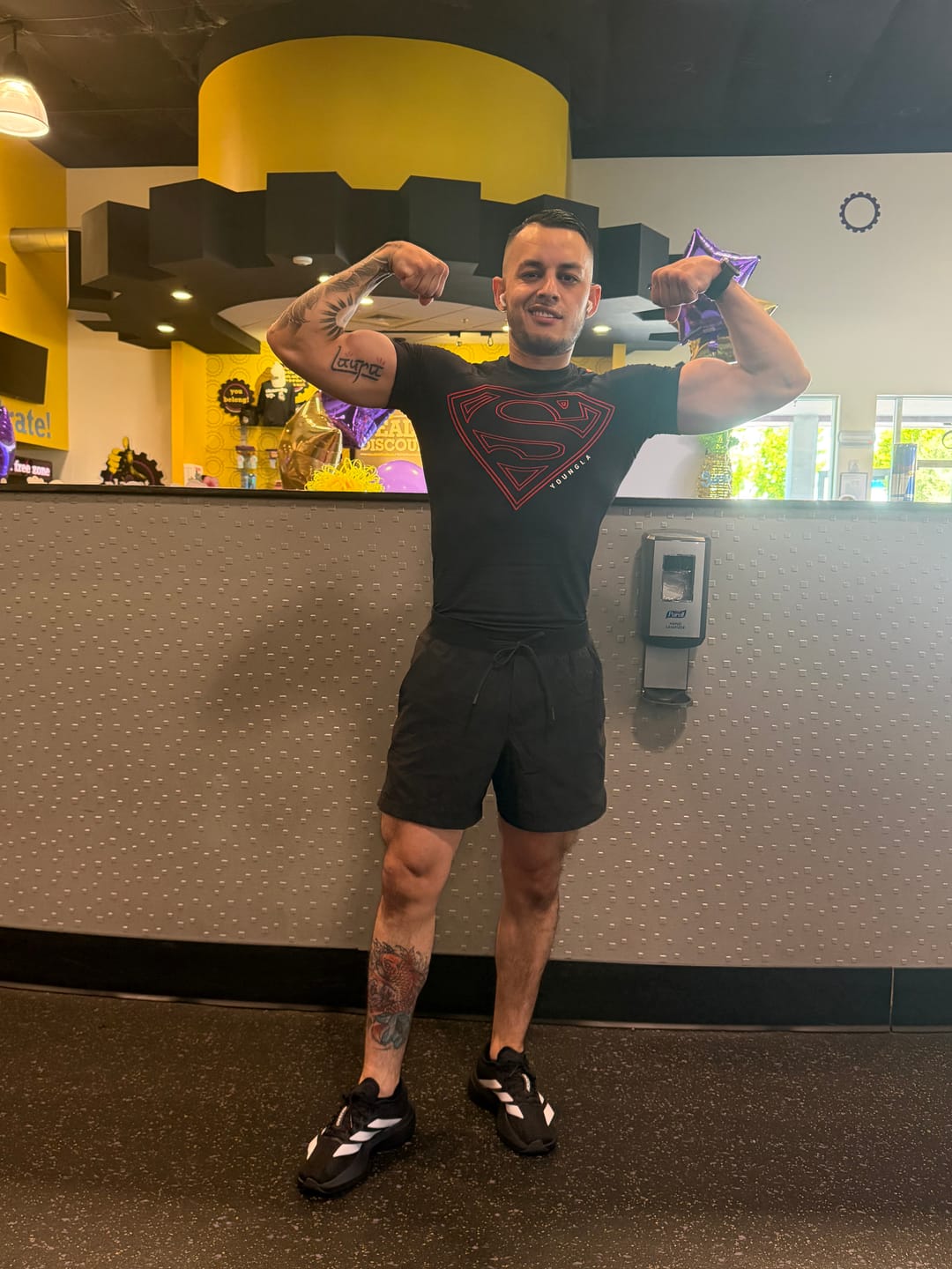 Customer photo review of 4117 - Superman Compression Tees