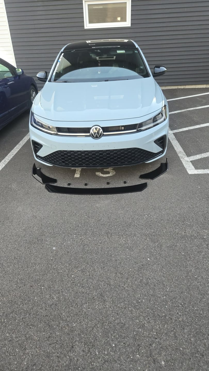 Customer photo review of Front Lip Splitter - 2019-2025 Jetta Mk7 & Mk7.5 Base model / GLI / R Line Sedan