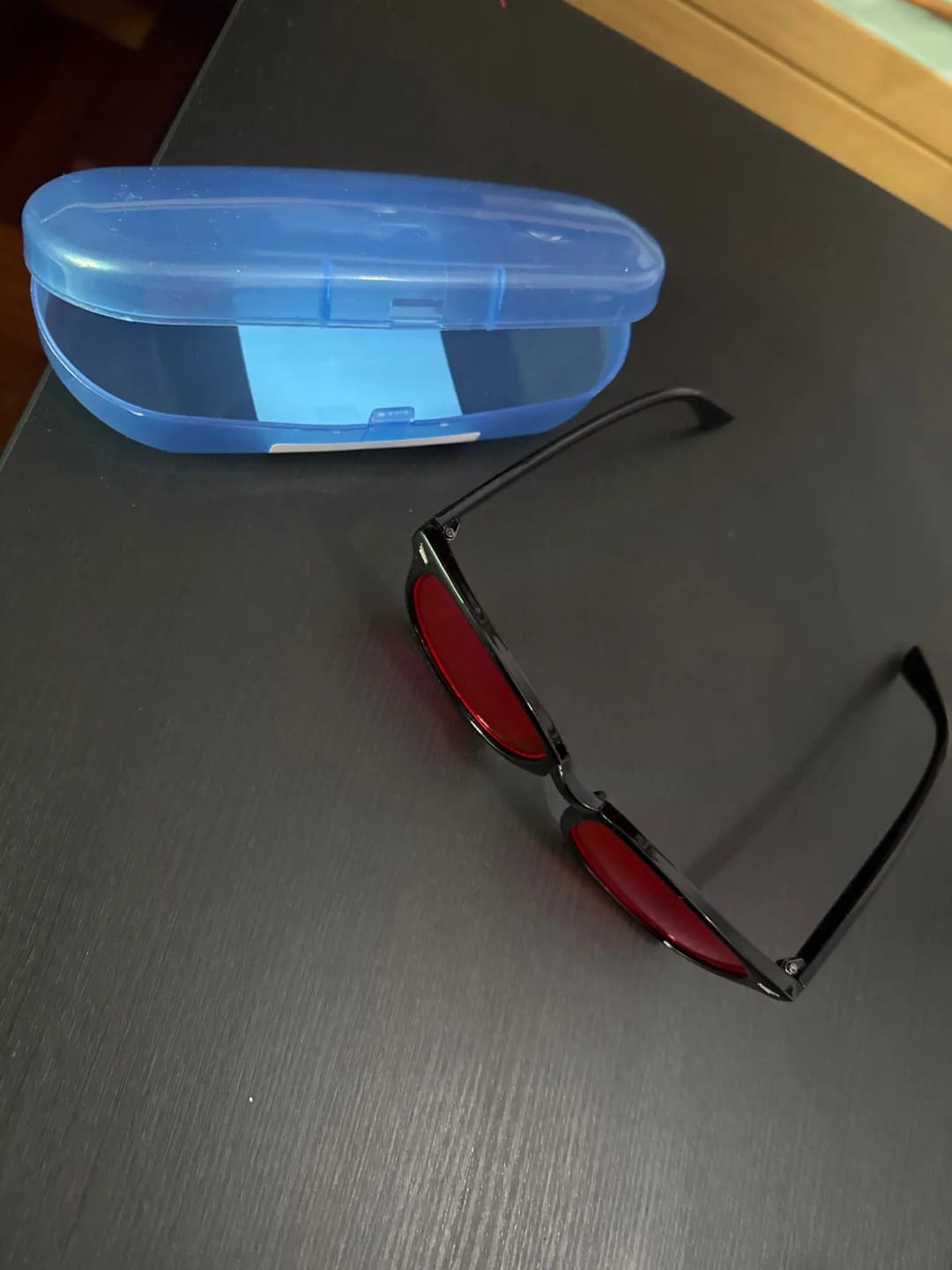 Customer photo review of RESTORA Blue Light Glasses