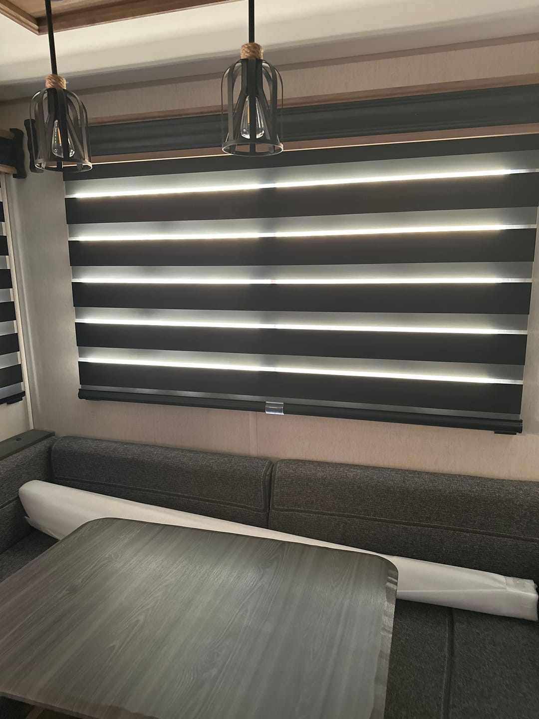 Customer photo review of Dual Layer Zebra Shades
