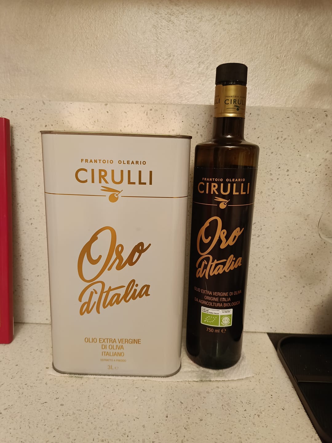 Customer photo review of 1 lattina di olio extravergine di oliva • 3 Litri