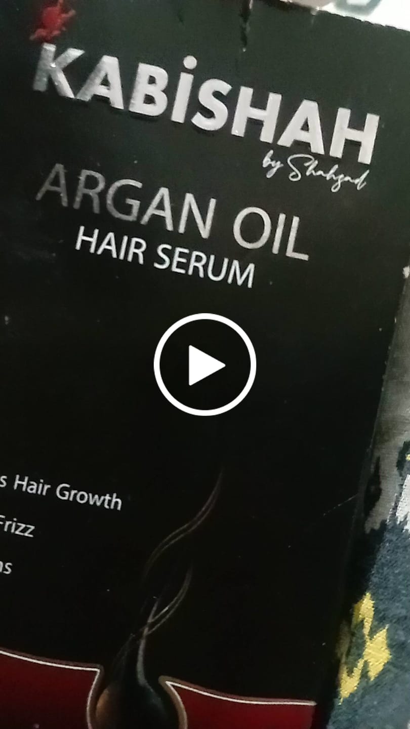 Customer video review of Argan Oil Hair Serum