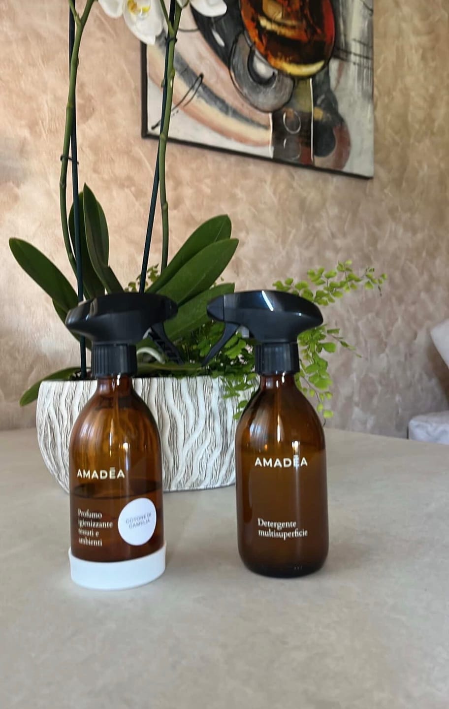 Customer photo review of Profumo "Cotone di Camelia" igienizzante tessuti e ambienti - Ricarica da 1L