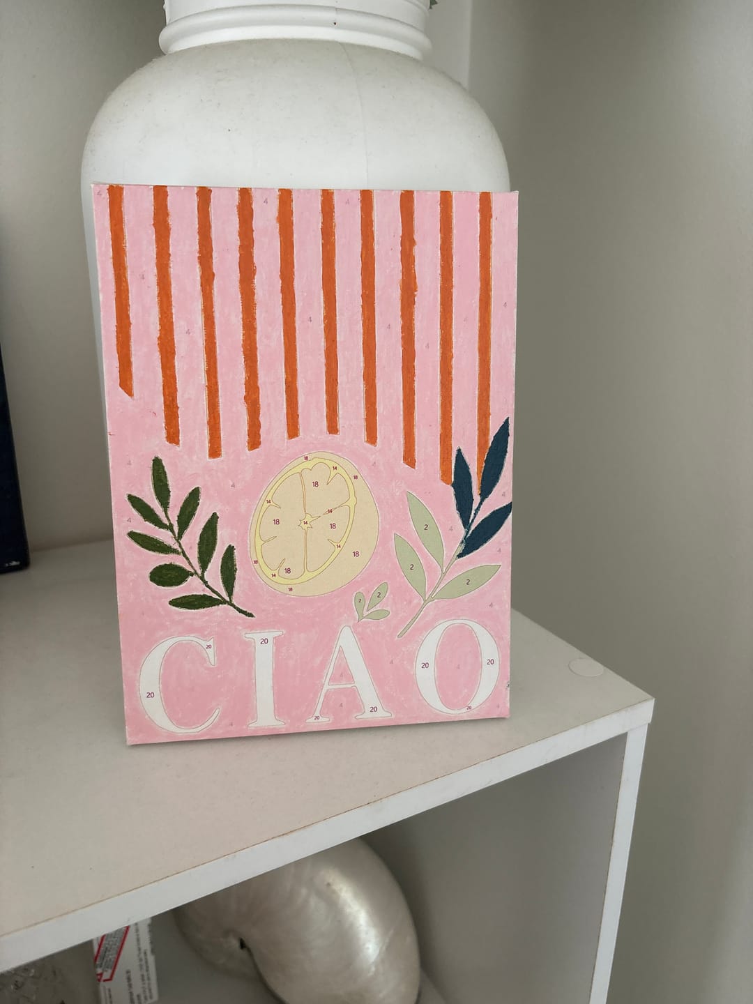 Customer photo review of 6 Mini Paintings - Italian Fruit & Drinks Set