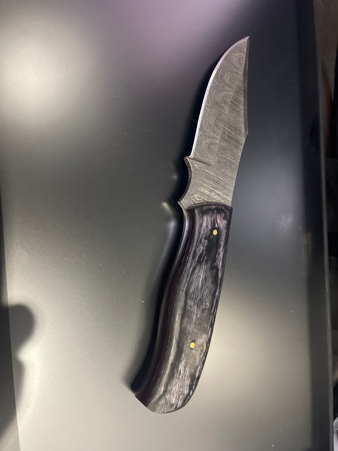 Customer photo review of Seconds Damascus Knife