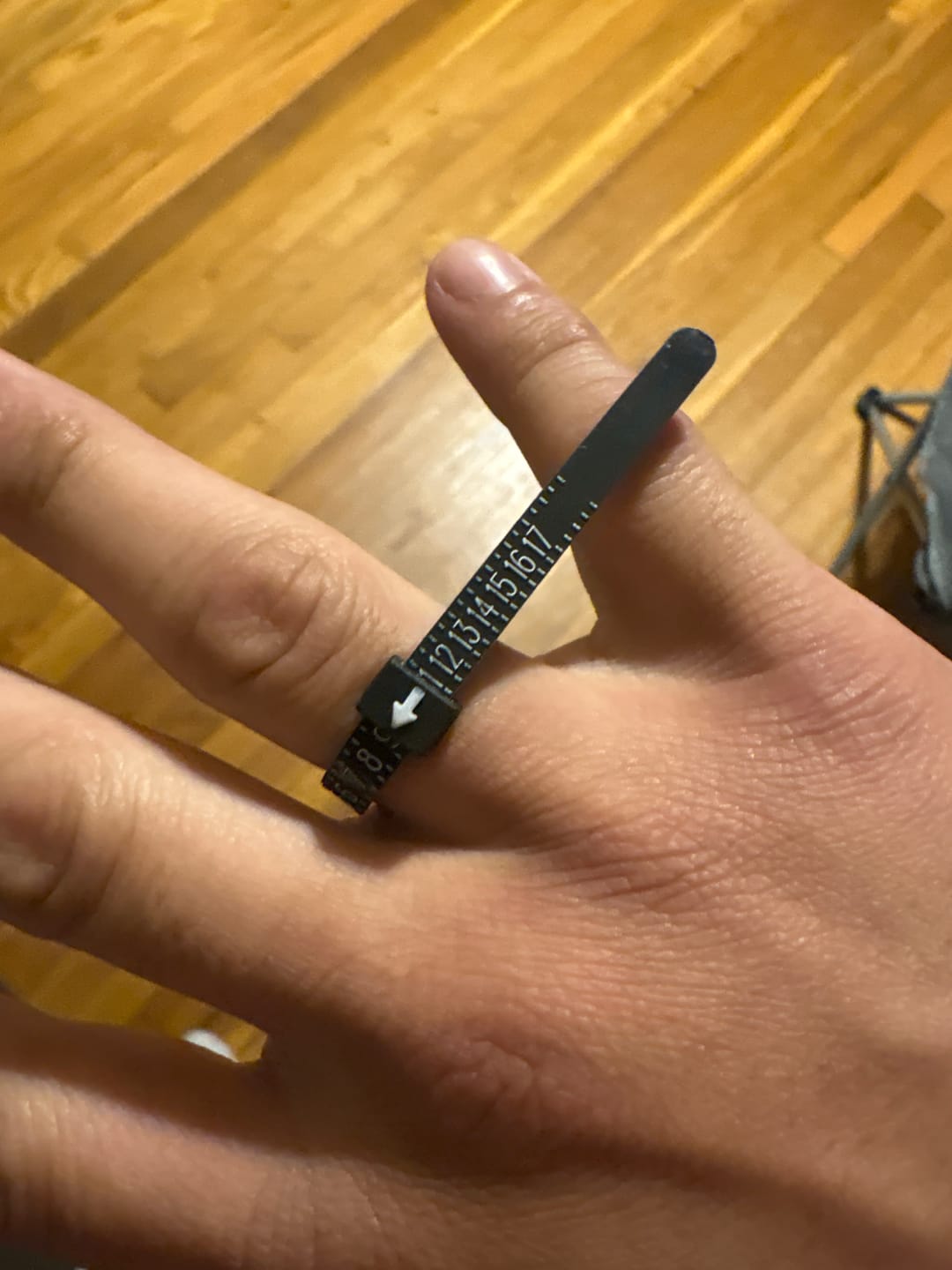 Customer photo review of FREE RING SIZER