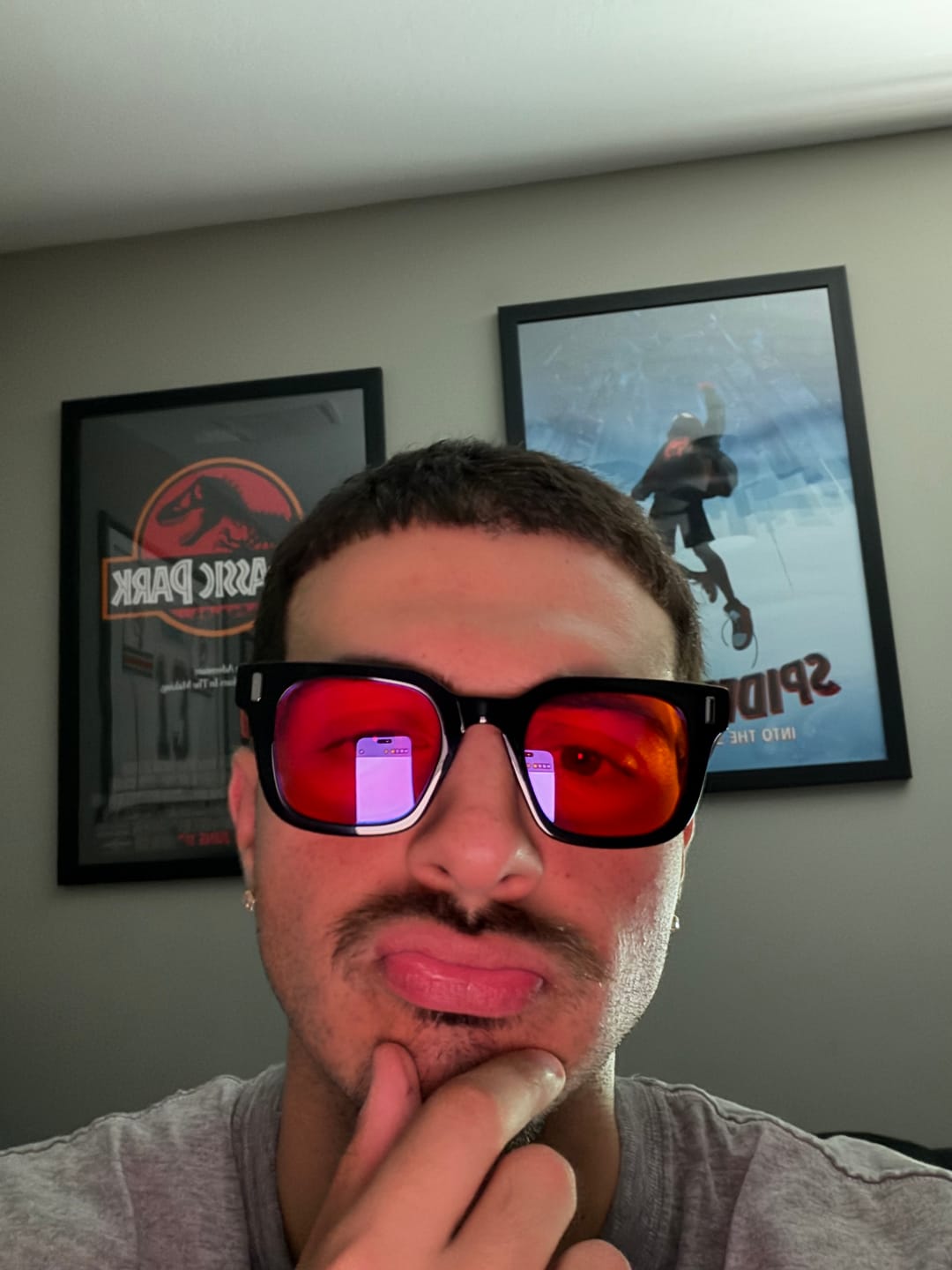 Customer photo review of THE ASTON BLUE LIGHT BLOCKERS 2.0
