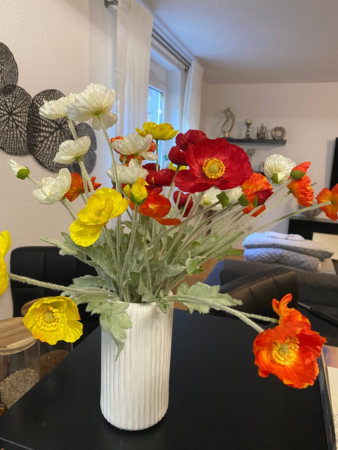 Customer photo review of Zijden Klaprozen - Mix