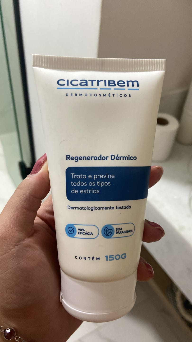 Customer photo review of Creme Antiestrias Regenerador Dérmico