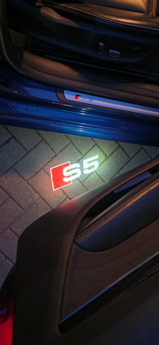 Customer photo review of AUDI DOOR LIGHTS