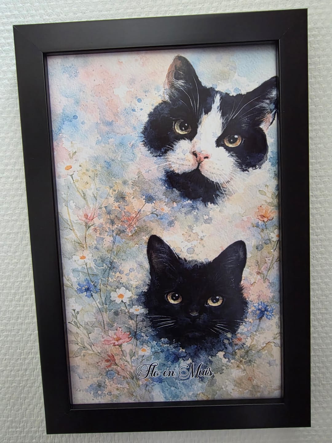 Customer photo review of Aquarel - Gepersonaliseerde Poster