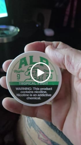 Customer photo review of Mountain Wintergreen Nicotine Pouches