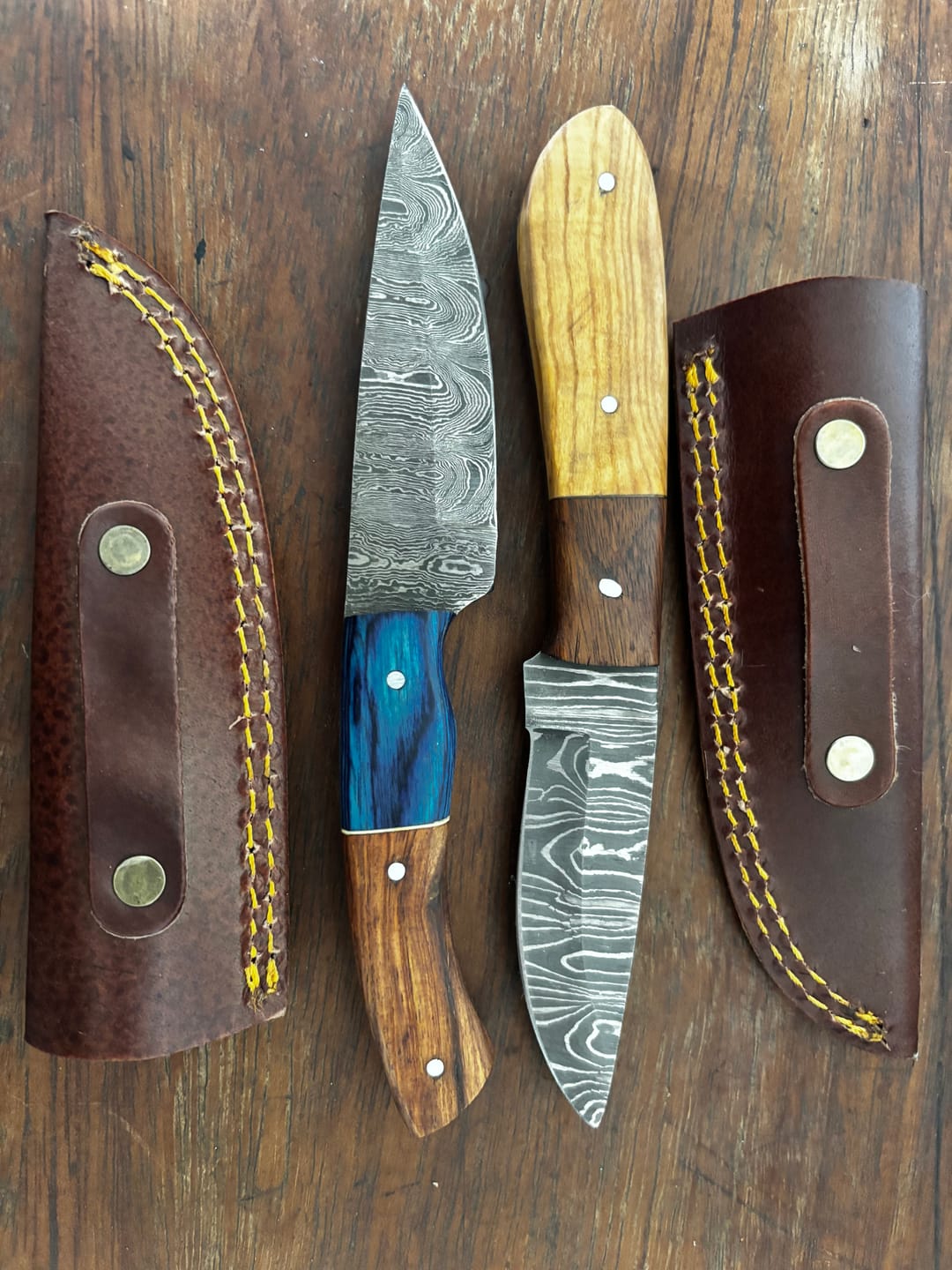 Customer photo review of Seconds Damascus Knife