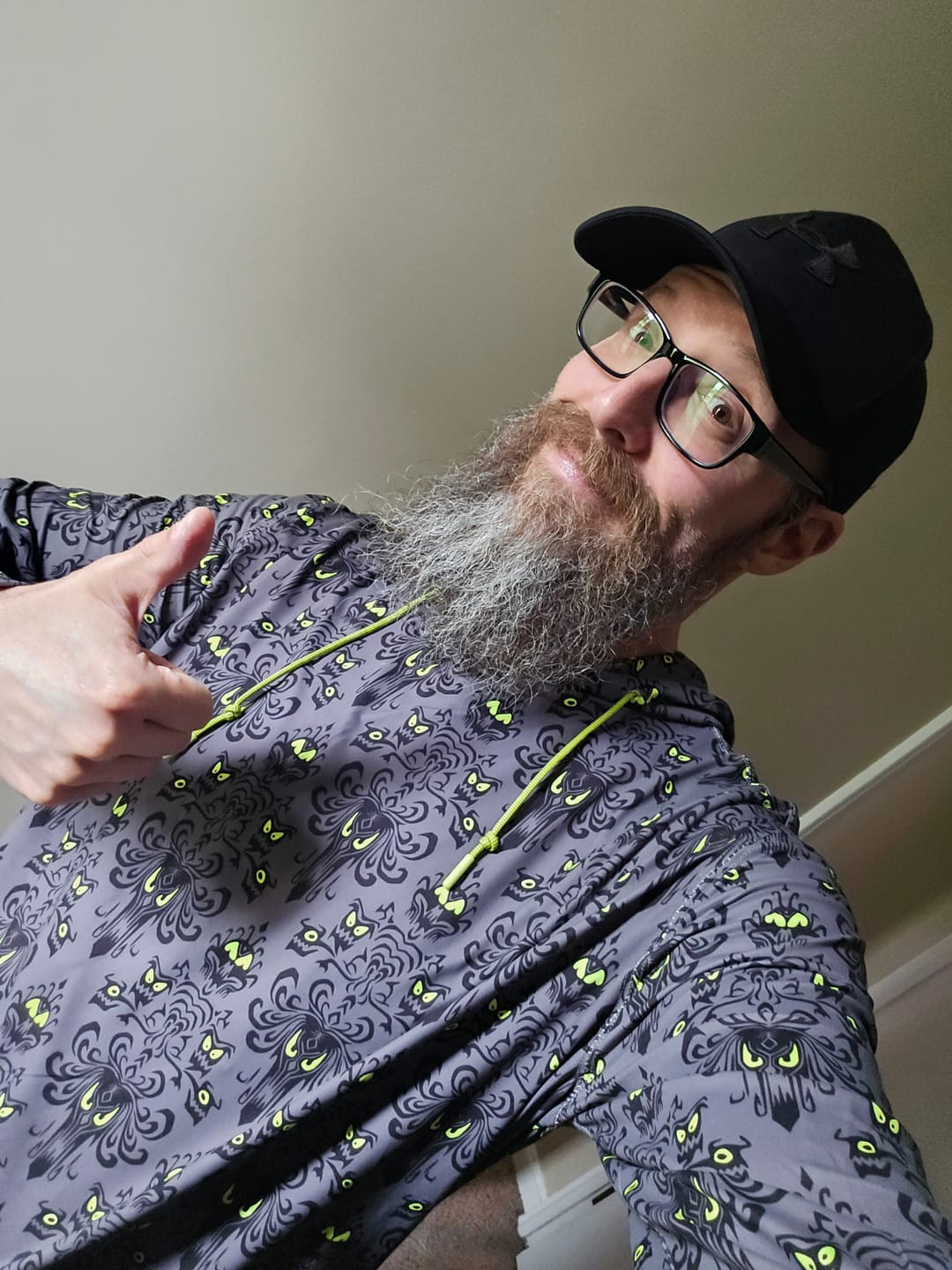Customer photo review of Disney’s Haunted Mansion "Wall Creeps" – Performance Hoodie