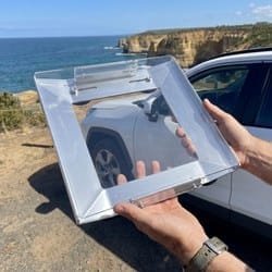 Customer photo review of NomadLink Magnetic Roof Mount | For Starlink Mini