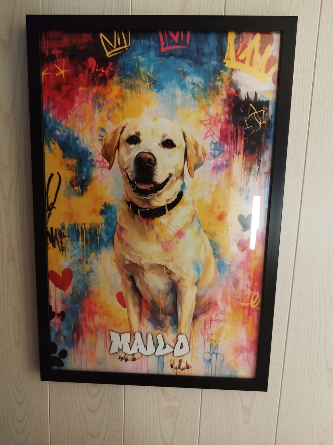 Customer photo review of Personalisiertes Poster - Graffiti