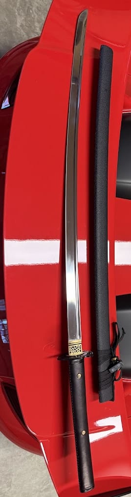 Customer photo review of Shadiversity Medieval Katana