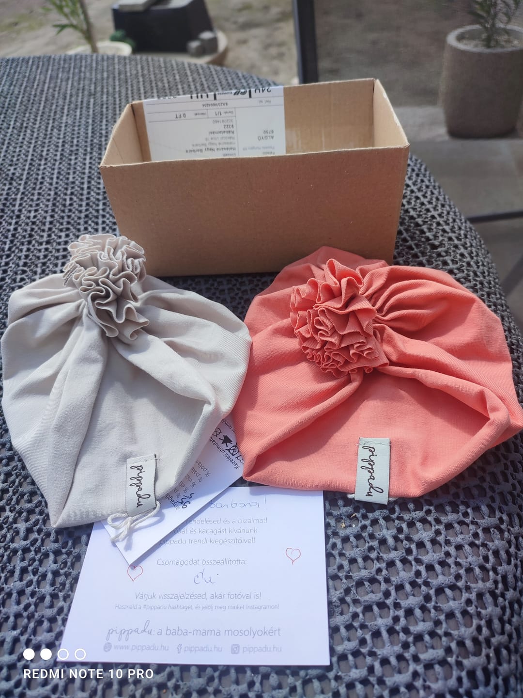 Customer photo review of Turbánka (átmeneti) - tejeskávé