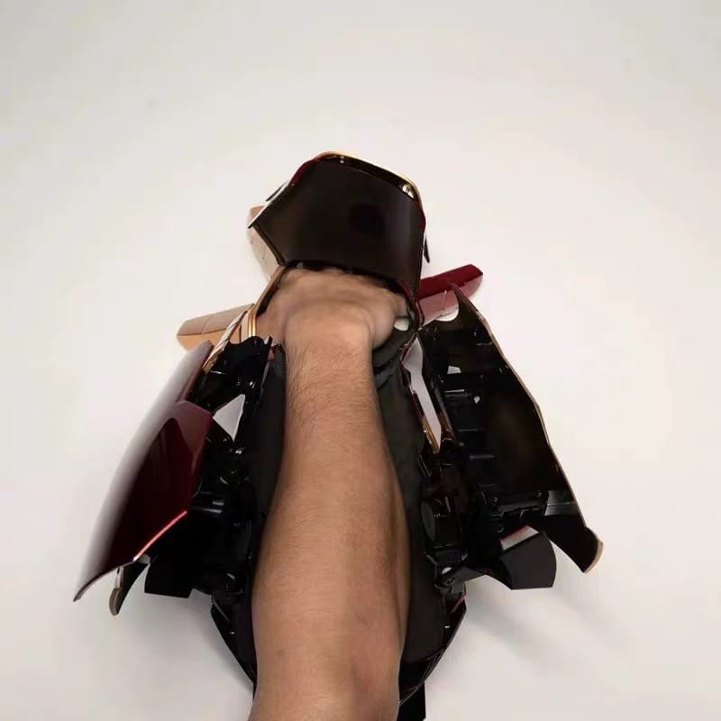 Customer photo review of Iron Man Mark 42 Voice-Controlled Transforming Gauntlet