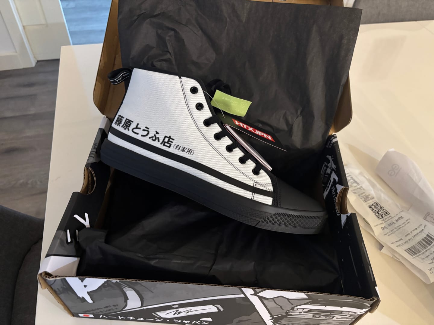 Customer photo review of HTXJPN Fuji2 High Top Sneakers